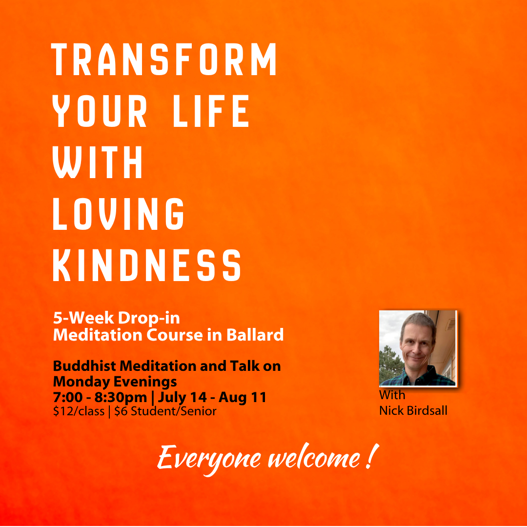 Monday Drop-in Meditation Class