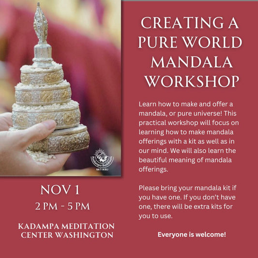 Creating a Pure World Mandala Workshop